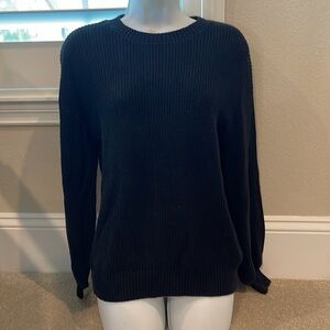 BCBGeneration black puff sleeve sweater XS